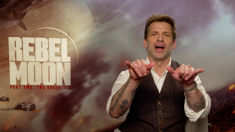 Zack Snyder évoquant son "Rebel Moon"