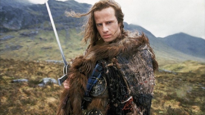 Connor MacLeod campé par Christopher Lambert dans la version Highlander de 1986