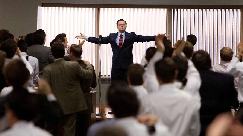 Leonardo DiCaprio dans "Le loup de Wall Street"