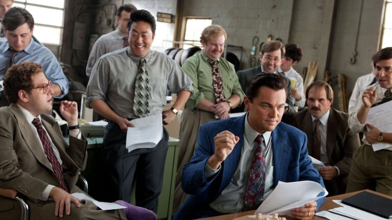 La fine équipe du Loup de Wall Street, dirigée par le grand Martin Scorsese