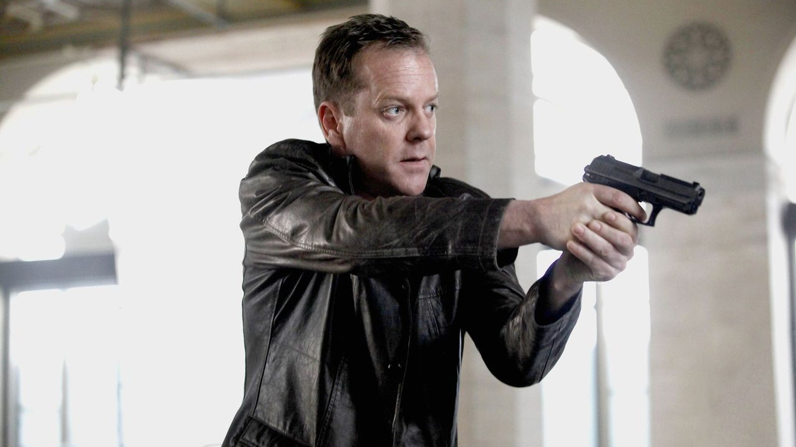 L’humilité selon Kiefer Sutherland : pour lui, la véritable star de 24, ce n’est pas Jack Bauer… mais le facteur temps lui-même.