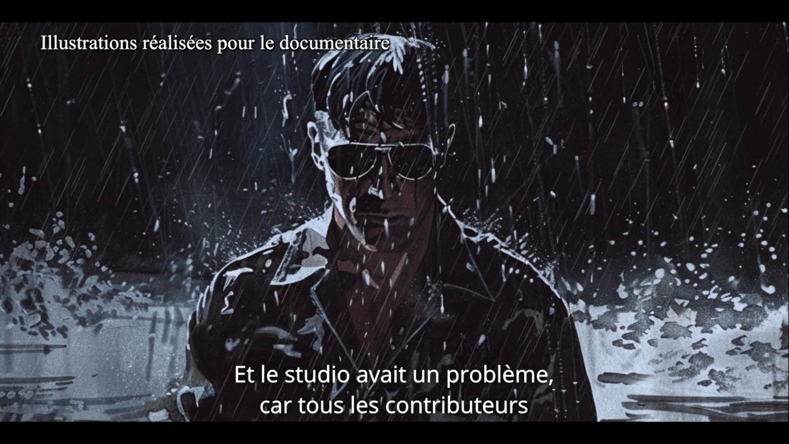 Une image conçue spécialement pour le documentaire… et qui rappelle à quel point nous aurions aimé visiter une réalité alternative où les projets avortés de Carolco auraient enfin échappé au development hell pour voir le jour.